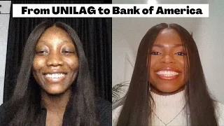 She got offers from Bank of America & Goldman Sachs from Nigeria with no experience