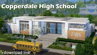 Copperdale High School | High School Years | Stop Motion build | The Sims 4 | NO CC