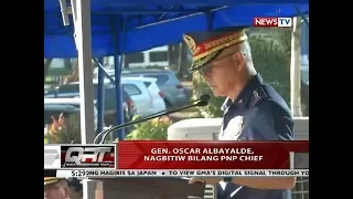 QRT: Gen. Oscar Albayalde, nagbitiw bilang PNP chief