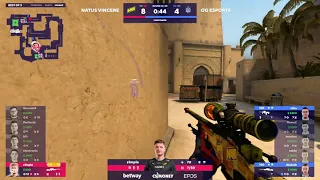 s1mple GOAT 1v2 clutch vs. OG | BLAST Premier Fall Groups