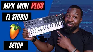 MPK Mini Plus FL Studio Setup | How to Use the Drum Pads for Finger Drumming