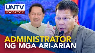 Ex-Pres. Duterte, itinalagang administrator ng mga ari-arian ng religious group ni Quiboloy