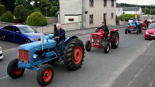 "Eiffel to Termon Charity Cycle" fundraising tractor run.
