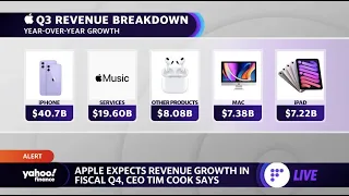 Apple reports record revenue, solid earnings beat in Q3