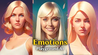 Show Emotions using THESE simple prompts - Playground AI