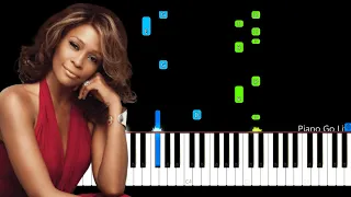 Whitney Houston - I Have Nothing Piano Tutorial