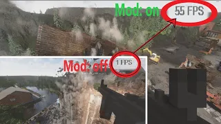 This mod dramatically improves Teardown destruction performance