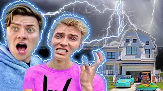 WE GOT HIT BY LIGHTNING!!