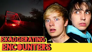 Sam and Colby Go To The Goat Man Bridge And Have A "Ghostly Experience" with Kallmekris Salt