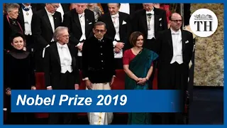 Abhijit Banerjee, Esther Duflo receiving the Nobel Prize in Economics 2019