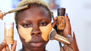 10M VIEWS   😢MUST WATCH 😭VIRAL ⬆️ YOU WON'T BELIEVE THIS  👉 DARK SKIN MAKEUP TRANSFORMATION AND HAIR