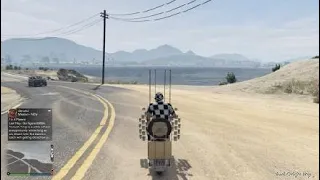 GTA Online - Climbing Mt. Chiliad with a Faggio Mod