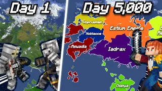 200 players simulate Civilizations and Nations in Minecraft! [Full Movie]