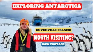 Explore Antarctica - Cuverville Island Footage. Is it worth visiting? Expedition Cruise Zodiac.