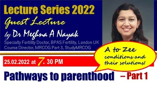 Pathways to Parenthood by Dr Meghna A Nayak, MRCOG