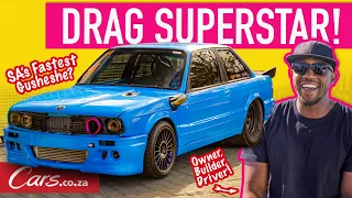 BMW E30 Drag-racing Gusheshe! The home-built, turbo 2JZ, 9-second quarter mile Superstar