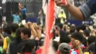 5000 южнокорейских рабочих вышли на митинг