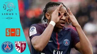 PSG vs Metz 5-0 All Goals & Extended Highlights 10 03 2018 HD