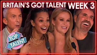 The Most AMAZING Auditions From Britain's Got Talent WEEK 3 2023 | Top Talent