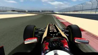 rFactor F1 2012 Kimi Raikkonen Onboard Sakhir Bahrein