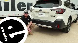 etrailer Class III Trailer Hitch Installation - 2021 Subaru Outback Wagon