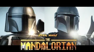 LEGO Star Wars The Mandalorian Official Trailer - Side by side