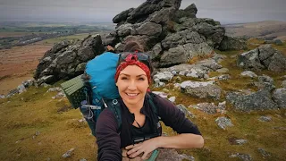 Solo Hike and Wildcamp! EVERYTHING GOT RUINED! Tor Bagging on Dartmoor.