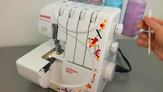 Роликовый шов на оверлоке Janome ArtStyle 4057