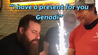 Devon Larratt’s Gift For Genadi’s Birthday