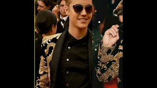 Justin bieber at met gala 2015and 2021