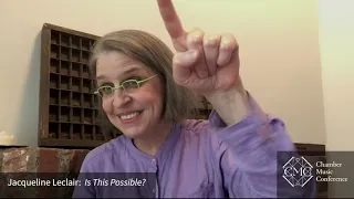 CMC Presents: Jacqueline Leclair, "Is This Possible?"