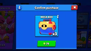 3x Mega Box? 79...? #brawlstars