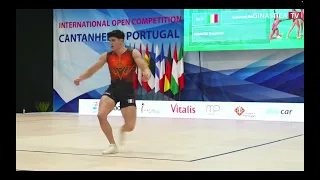 SEBASTIO Francesco (ITA 1 ) - 2024 AEROBICS WORLD CUP, CANTANHEDE - Individual Men Qualifications IM