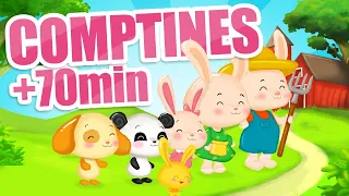 LES COMPTINES POUR ENFANTS (+70min)