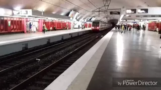 French RER services around Paris (04.04.2018)