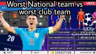 Worst National team vs Worst club team in FTS