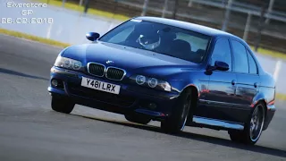 E39 BMW M5 drifting at Bedford Autodrome GT track day - 29/04/2017