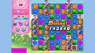 Candy Crush Saga Level 3418 NO BOOSTERS Cookie