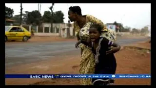 Bangui residents welcome the UN decision to send nearly 12000 peacekeepers