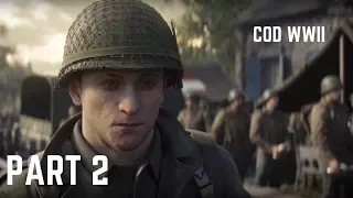 CALL OF DUTY WW2 Campaign Mission 2 OPERATION COBRA Gameplay Walkthrough PC 1080p (COD WW2)!