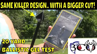 annihilator xl broadhead ballistic gel test | bco review |