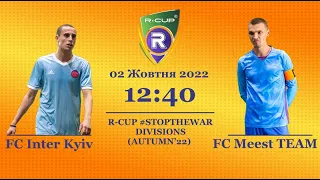 FC Inter Kyiv 1-3 FC Meest TEAM  /Чемпіонат  з футзалу на траві R-CUP #STOPTHEWAR в м. Києві/