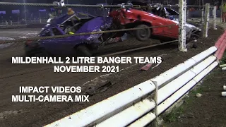 Mildenhall Banger Racing 2 Litre Teams November 2021 Impact Videos Multi-Camera Mix