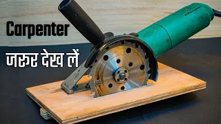 How To Make A Angle Grinder Cutter || Angle Grinder Attachment || Angle Grinder Projects