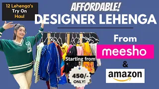 Designer affordable LEHENGA | starting  from Rs.450/- | MEESHO-AMAZON HAUL | TRYON | GIMAASHI