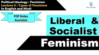 Feminism , Lecture 4 : Types of Feminism