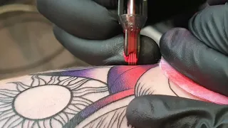 Fox Neotraditional Tattoo Time lapse