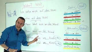 Almanca A1 INTENSIV Ders - 23 Almanca "Wohin" ve "Wo" Soru Cümleleri/ Dativ Nedir?, Akkusativ Nedir?