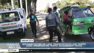 Implementasyon Republic Act 4136, hinigpitan ng Traffic Management Office