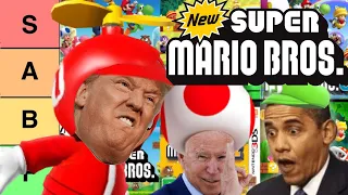 The US Presidents Rank EVERY New Super Mario Bros. Game